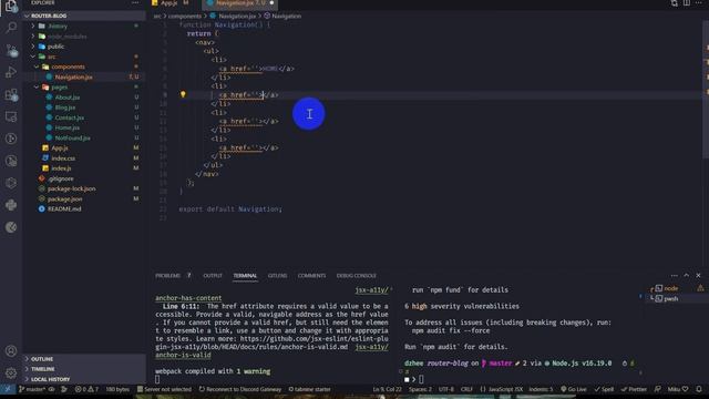 React || react-router-dom - простой пример работы смотреть онлайн