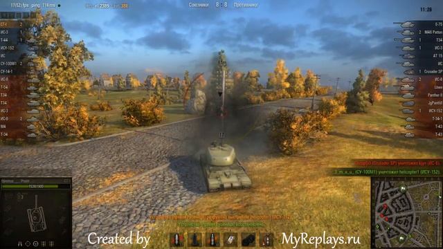 WOT: Ruinberg - ST-I - 8 frags - смотреть онлайн