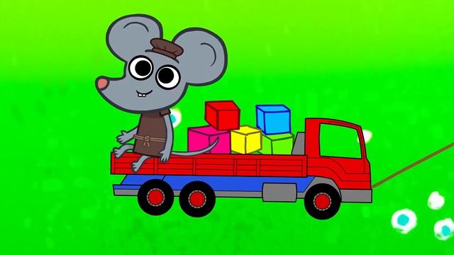 We Are In The Car Song | Kit and Kate - Nursery Rhymes Russian смотреть онлайн