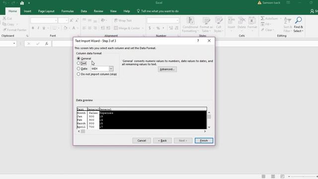 Excel: How to import Fixed Width file into excel. смотреть онлайн