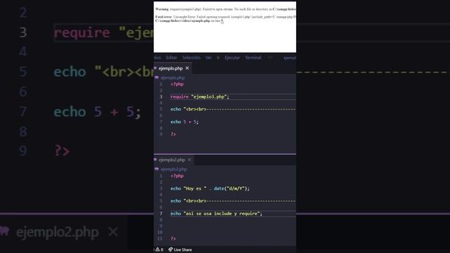 31 - php - HOW TO: include - require - include_once - require_once By Camper Diego Aceros смотреть онлайн