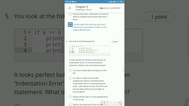 COURSERA : Programming for everybody (started with Python) chapter 3 answers смотреть онлайн