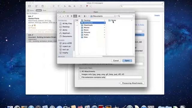 Attachment Extractor For Mail 5 On Mac OS X Lion 10.7.2