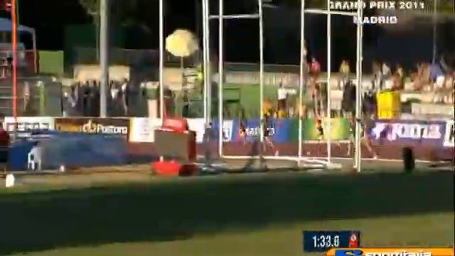 800m women Meeting de Atletismo Madrid 2011 смотреть онлайн