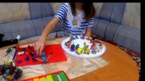 Детские поделки из пластилина.