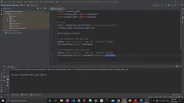 Cloud Firestore and Python tutorial #2: Create Data [CRUD tutorial for beginners] смотреть онлайн
