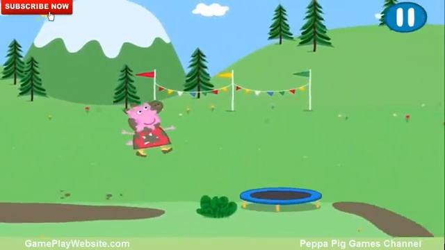 Peppa Pig Holiday Seasons Autumn and Winter and Muddy Puddle Jump iOS Games Let's Play смотреть онлайн