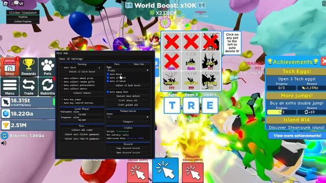 ??ROBLOX CLICKER SIMULATOR SCRIPT | TROPHIES FARM, FREE GAMEPASSES, AUTO BUY PETS & MORE!?? смотреть онлайн