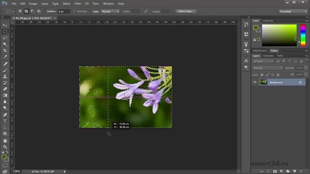 Уроки Фотошопа. Комбинирование инструментов выделения смотреть онлайн