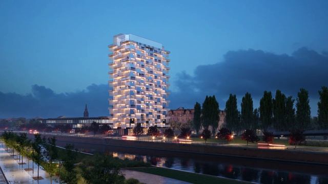 K-Tower Cinemagraph | 3D Visualization Course смотреть онлайн