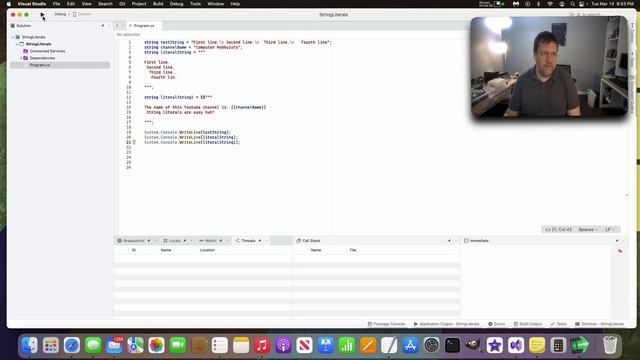 C# 11 Raw String Literals смотреть онлайн