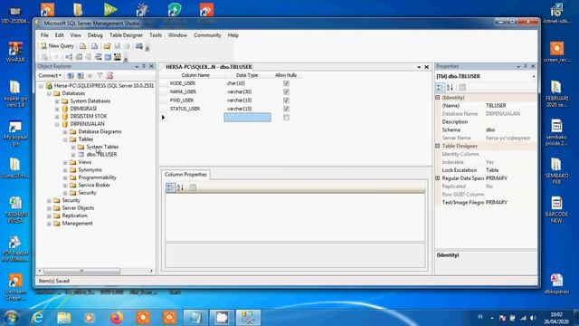 MEMBUAT DATABASE MENGGUNAKAN SQLSERVER 2008 смотреть онлайн