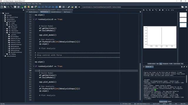 Learning OpenSees - Monotonic Pushovers and Basic Plotting смотреть онлайн