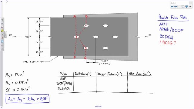 CE 414 Lecture 06: Gross/Net Area, Staggered Connections (2020.01.27) смотреть онлайн