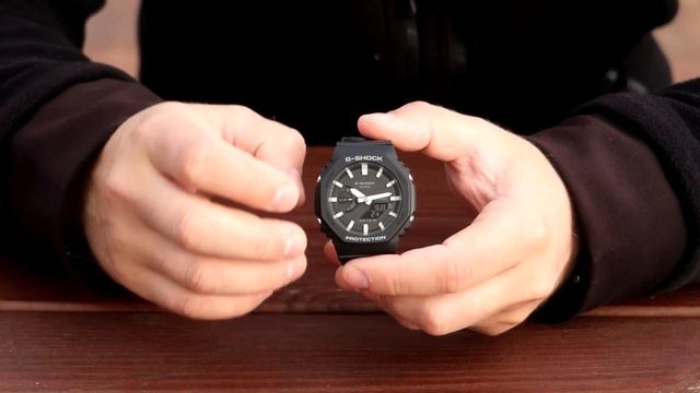 Самые тонкие CASIO G-SHOCK GA-2100-1A