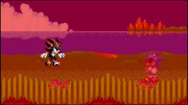 Sonic and Shadow VS Sonic exe | sprite animation |