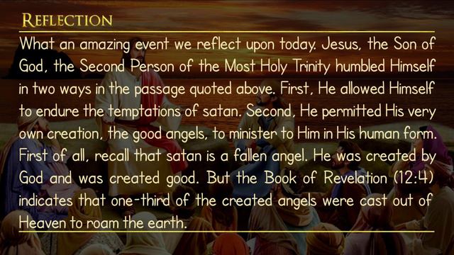 Today's Catholic Mass Readings and Gospel Reflection - Sunday, February 18, 2024 смотреть онлайн