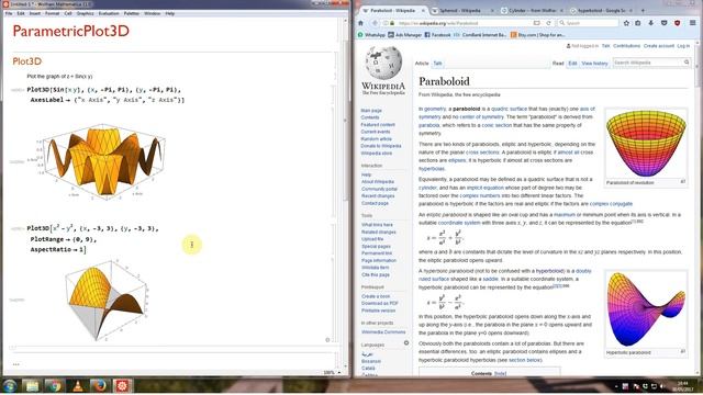 3D Plots in Mathematica using Plot3D, ContourPlot3D and ParametricPlot3D смотреть онлайн
