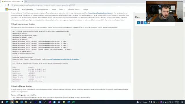 Exchange "Message deferred by categorizer agent" Fix смотреть онлайн