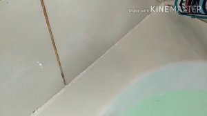 Акриловый плинтус на ванну.