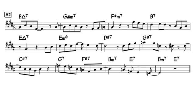 Wave - Easy Solo Example for Alto Sax смотреть онлайн