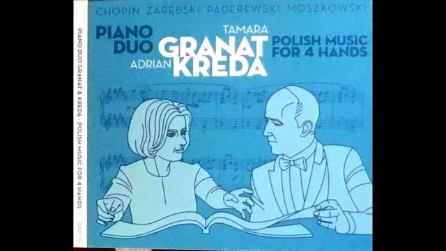 Duo Granat- Kreda plays Cd Polish Music for 4 hands J. Zarebski, Kolomyjka op. 23. смотреть онлайн