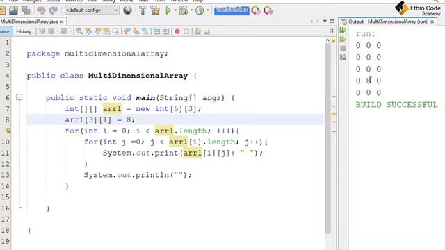 Java for Beginners 10 - Multidimensional Arrays in Java PART 2 | በአማርኛ смотреть онлайн