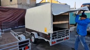 Прицеп для перевозки  снегохода.