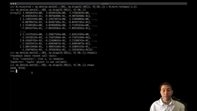 Code Walk Thru: Singular Value Decomposition 02 смотреть онлайн