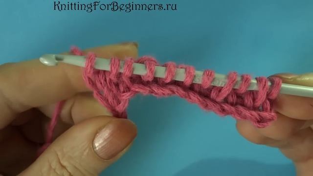 Tunisian crochet pattern Путанка Тунисские Узоры вязания крючком 4 смотреть онлайн