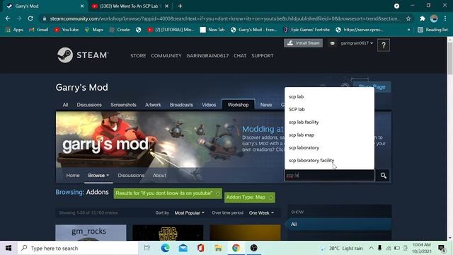 can you tell what map is the scp laboratory map in gmod смотреть онлайн