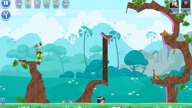 Angry Birds Friends Tournament All Levels Week 331-A PC Highscore POWER-UP walkthrough смотреть онлайн