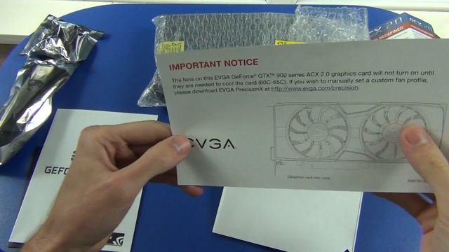 EVGA GeForce GTX960 (02G-P4-2962-KR) - распаковка смотреть онлайн
