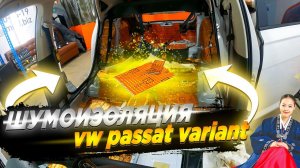 Полная шумоизоляция Volkswagen passat variant