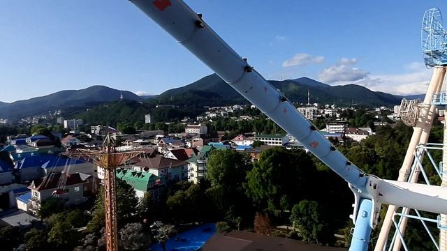 Лазаревское. Самое высокое колесо обозрения в России. смотреть онлайн