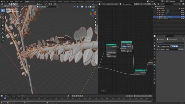 ОЧЕНЬ БЫСТРОЕ СОЗДАНИЕ 3D дерева в Blender 2 93 5 VERY FAST CREATION OF A 3D leaf in Blender 2.93.5 смотреть онлайн