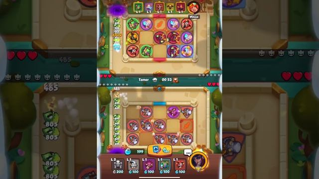 Rush Royale: Cultist meltdown using robot deck in PVP смотреть онлайн