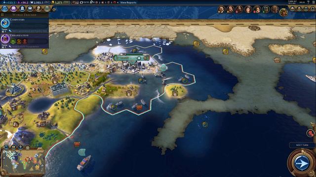 Civilization 6 - Aztec - Let's Play 16 - Building the Hermitage and Oxford University смотреть онлайн