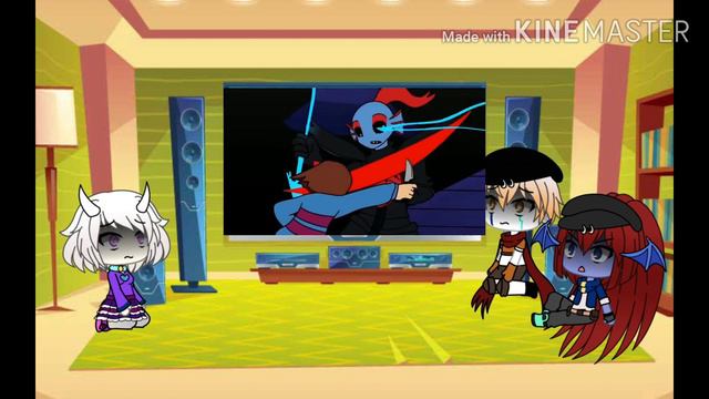 ~реакция персонажей андертейл на видео волк в овечьей шкуре~