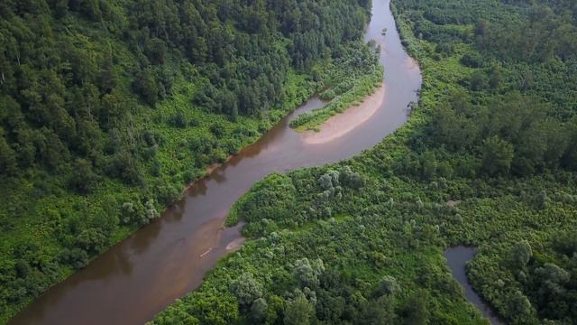 В Сибири летом тоже рай ... Полёт над рекой Томь. Балбынь смотреть онлайн