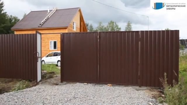 Металлические заборы. Где заказать забор. Заборы под ключ. смотреть онлайн