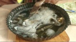 Как почистить ложки и вилки из нержавейки