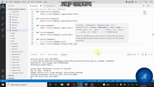 Fetch data from Database and display on the Web | DJANGO TUTORIAL SERIES | URDU/HINDI | Part - 14 смотреть онлайн