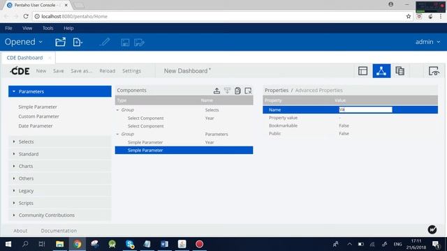PENTAHO BI SERVER - CDE DIAL COMPONENT смотреть онлайн