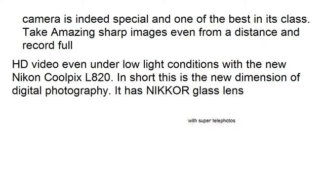 Key Features Of The Nikon COOLPIX L820 16 MP Digital Camera Original смотреть онлайн