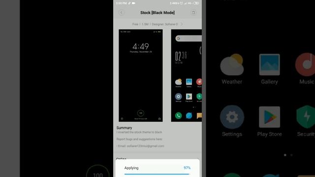 Xiaomi Redmi 5 Plus - Dark Mode
