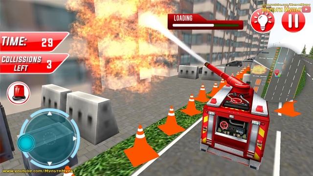 Firefighter Rescue Simulator - 911 Emergency Fire Truck City in New York - Best Android GamePlay смотреть онлайн