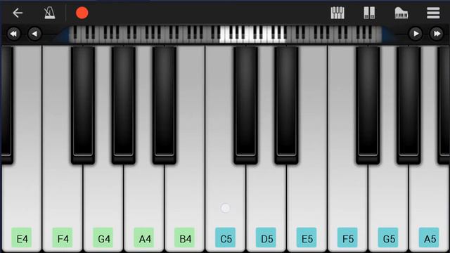 Mobile Piano Tutorial: How to play Tiptoe Through The Tulips by Tiny Tim смотреть онлайн