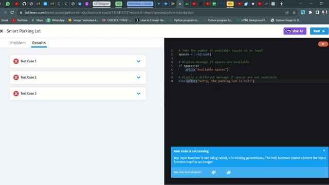 47 Smart Parking Lot | Introduction to Python | Sololearn смотреть онлайн